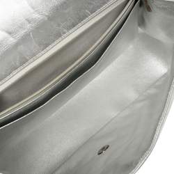 مملوكة مسبقًا Chanel Metallic Silver Quilted Leather Maxi Classic Single Flap Bag