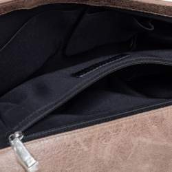 Pre Owned حقيبة شانيل بوي جلد نوبوك مبطن شيستيرفيلد بيج ذات قلاب كبيرة