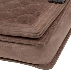 Pre Owned حقيبة شانيل بوي جلد نوبوك مبطن شيستيرفيلد بيج ذات قلاب كبيرة