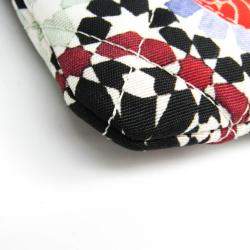 Pre Owned Chanel Multicolor Quilted Printed Canvas Dubai Paris O-Case Zip Pouch