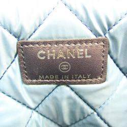 Pre Owned Chanel Multicolor Quilted Printed Canvas Dubai Paris O-Case Zip Pouch