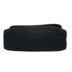 مملوكة مسبقًا Chanel Tri Color Canvas and Leather No.5 Giant Mademoiselle Lock Flap Bag