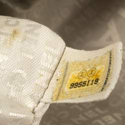 مملوكة مسبقًا Chanel Tri Color Canvas and Leather No.5 Giant Mademoiselle Lock Flap Bag