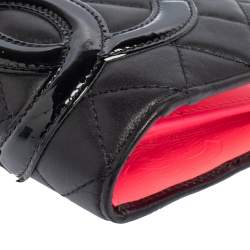 مملوكة مسبقًا Chanel Black Quilted Leather CC Cambon Wallet