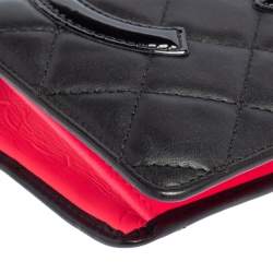 مملوكة مسبقًا Chanel Black Quilted Leather CC Cambon Wallet
