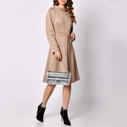 مملوكة مسبقًا حقيبة شانيل ايس كيوب إصدار محدود جلد وفينيل فضي ذات قلاب 