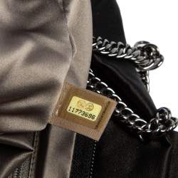 Pre Owned Chanel Black Satin 2.55 Reissue Ribbon Shoulder Bag