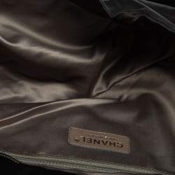 Pre Owned Chanel Black Satin 2.55 Reissue Ribbon Shoulder Bag