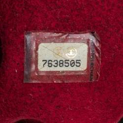 Pre Owned حقيبة شانيل شوكليت بار بولر جلد لامع مبطن أسود 