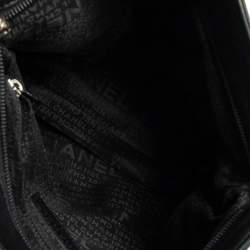 Pre Owned Chanel Black Quilted Lambskin Leather Large Ultimate Soft Bag