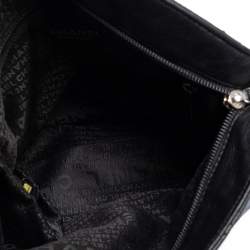 Pre Owned Chanel Black Quilted Lambskin Leather Large Ultimate Soft Bag
