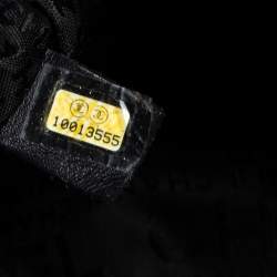Pre Owned Chanel Black Quilted Lambskin Leather Large Ultimate Soft Bag