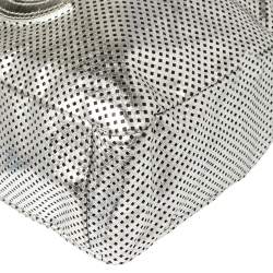 Pre Owned Chanel Silver Perforated Leather Large Rodeo Drive Hobo