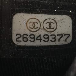 مملوكة مسبقًا Chanel Black Quilted Caviar Leather Classic Wallet on Chain