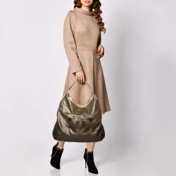 Pre Owned Chanel Metallic Ombre Leather Hollywood CC Hobo