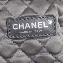 Pre Owned Chanel Gold Quilted Leather Boston Bag