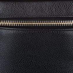 Pre Owned Chanel Black Caviar Leather Vanity Bag