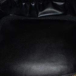 Pre Owned Chanel Black Caviar Leather Vanity Bag