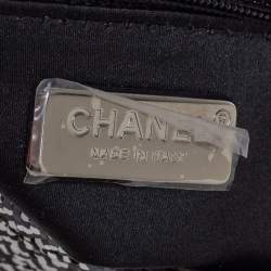 Pre Owned Chanel Black/Navy Blue Sequins Flap Bag