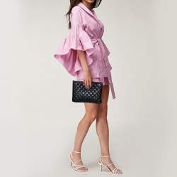 Luxmiila bags - Chanel o case medium 28cm black caviar ghw