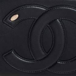 Pre Owned Chanel Black Leather CC Mania Waist Bag