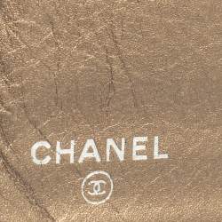 Pre Owned Chanel Bronze Quilted Leather Cambon Ligne Yen Long Wallet
