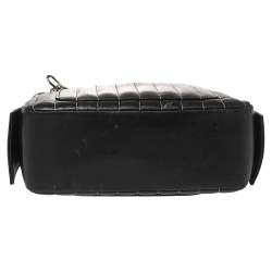 Pre Owned Chanel Black Vertical Quilted Leather Mademoiselle Camera Bag