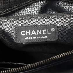 Pre Owned Chanel Black Vertical Quilted Leather Mademoiselle Camera Bag