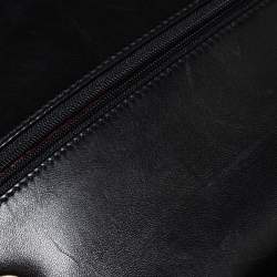 مملوكة مسبقًا Chanel Black Quilted Leather Jumbo Classic Double Flap Bag