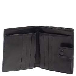 Pre Owned Chanel Dark Brown Leather Timeless CC French Wallet