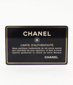 Pre Owned Chanel Black Leather Vanity Bag