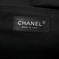 Pre Owned Chanel Grey Quilted Denim XXL Reissue 2.55 Flap Bag