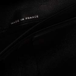 مملوكة مسبقًا Chanel Black Quilted Perforated Leather Continental Wallet