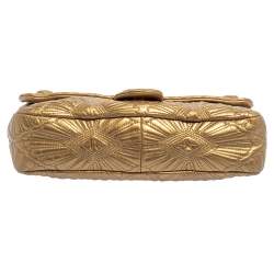 Chanel Gold Quilted Leather Ca D'Oro Flap Bag