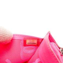 Pre Owned Chanel Black Leather Cambon Ligne Bifold Wallet