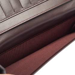 Pre Owned محفظة شانيل كونتيننتال مبطنة CC جلد كافيار سوداء