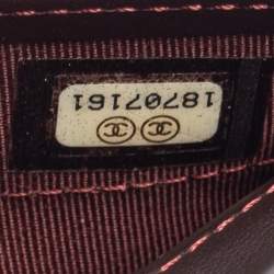 Pre Owned محفظة شانيل كونتيننتال مبطنة CC جلد كافيار سوداء