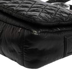 Chanel Black Quilted Nylon Coco Cocoon Messenger