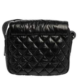 Chanel Black Quilted Nylon Coco Cocoon Messenger