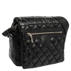 Chanel Black Quilted Nylon Coco Cocoon Messenger