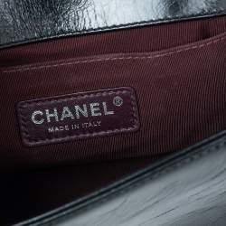 Pre Owned Chanel Black Quilted Leather Small Boy Flap Bag