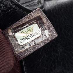 Pre Owned Chanel Black Quilted Leather Small Boy Flap Bag