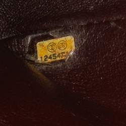 مملوكة مسبقًا حقيبة شانيل قلاب واحد جامبو كلاسيك جلد خروف مبطن أسود