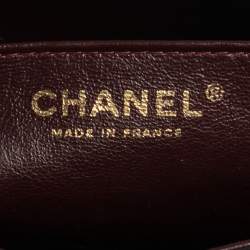 مملوكة مسبقًا حقيبة شانيل قلاب واحد جامبو كلاسيك ج لد خروف مبطن أسود