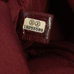 Pre Owned Chanel Black Perforated Leather And Mesh Shoulder Bag