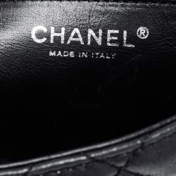 Pre Owned Chanel Black Quilted Leather Reissue Chain Clutch Bag