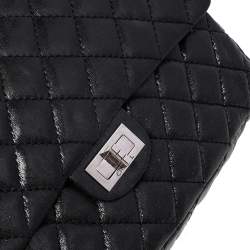 Pre Owned Chanel Black Quilted Leather Reissue Chain Clutch Bag