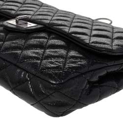 Pre Owned Chanel Black Quilted Leather Reissue Chain Clutch Bag