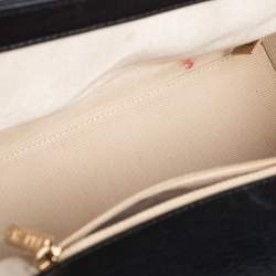 مملوكة مسبقًا Chanel Black Leather Large Label Click Flap Bag