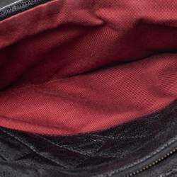 مملوكة مسبقًا حقيبة شانيل "إيزي" قلاب جلد كافيار أزرق ميتاليك